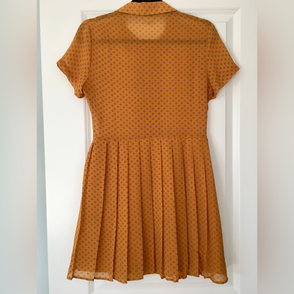 F21 Orange Polka Dot Retro-style Dress, Size S, Forever21 - Picture 3 of 10